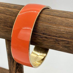 J Crew Orange Enamel Bangle Bracelet